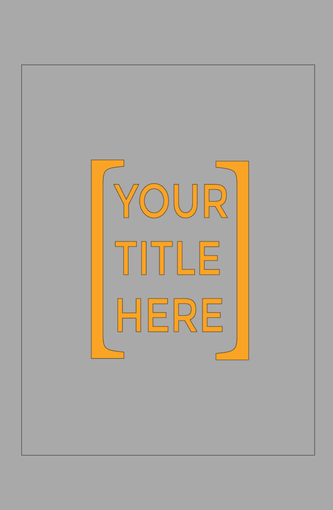 Square frame with text box, perfect for adding captions or quotes "Your Title Here".
