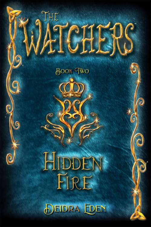 Cover of 'The Watchers Book 2: Hidden Fire' - a captivating fantasy novel with mysterious elements.